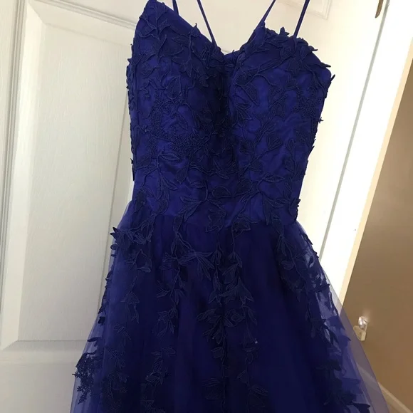 royal blue prom dress - Picture 3 of 6